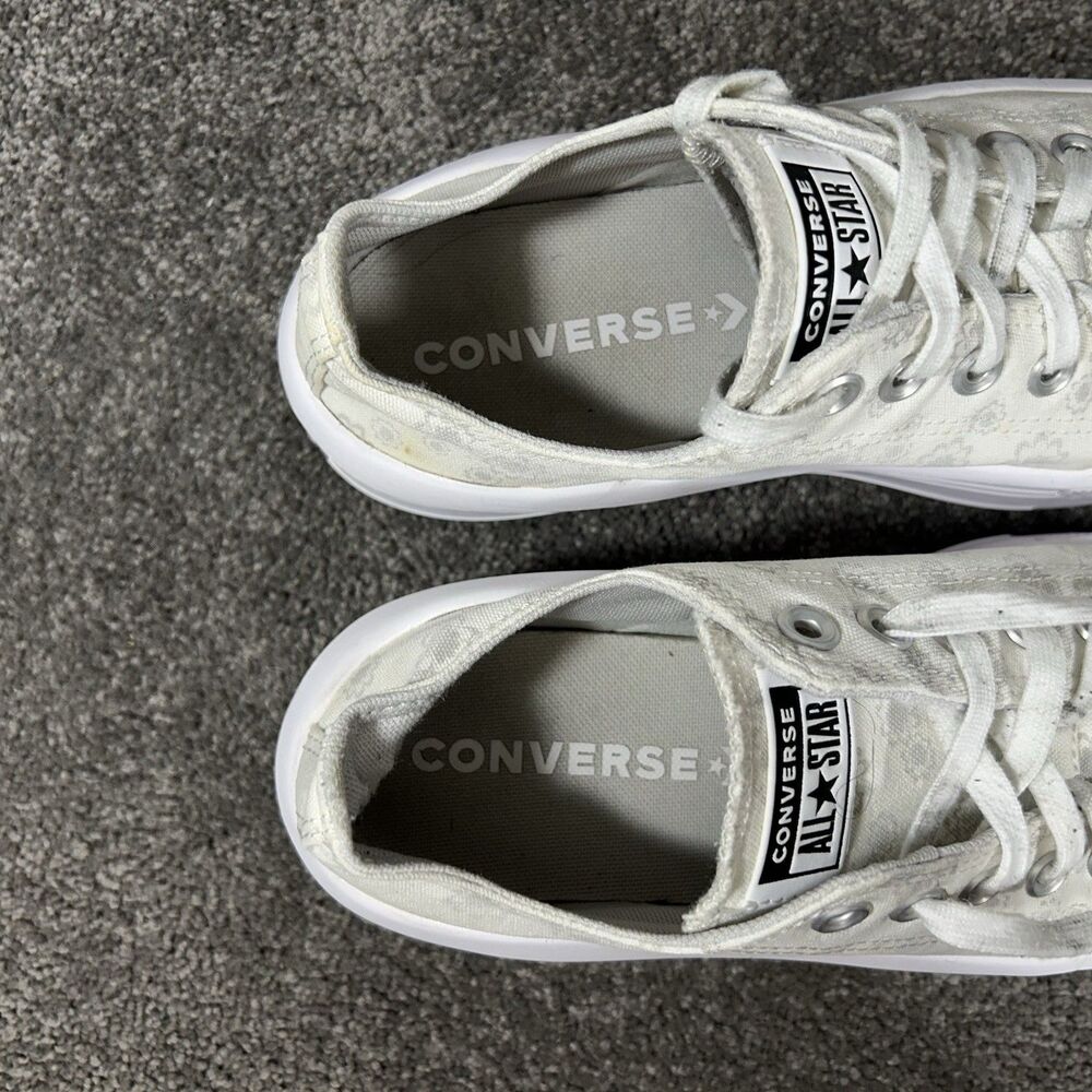 Converse CTAS Move OX A00841C Women's Size 9 Tonal Floral Platform Shoes Used - Picture 10 of 13